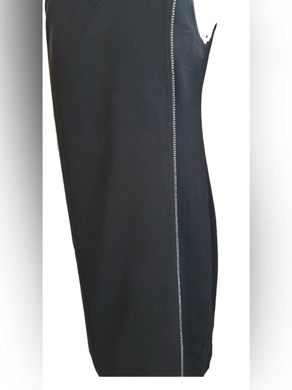 Chicos Women’s Black Rinestone Sleeveless Dress Size 6 - Picture 5 of 8